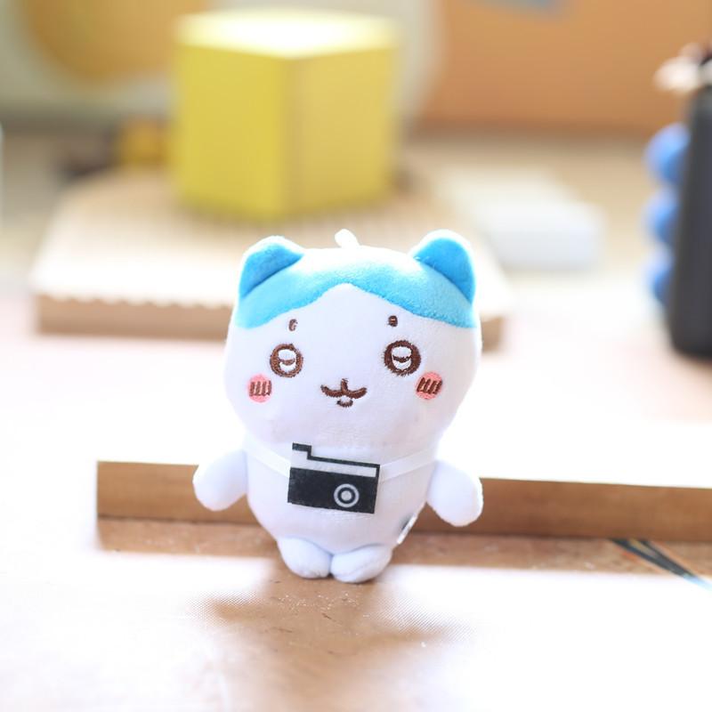 Joke Bear Chiikawa Hachiware Plush Keychain For Backpack Decor