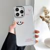 Love English smile applies to iPhone17ProMax transparent mobile phone case Apple 16 soft case 14/13 anti-drop x