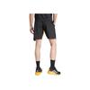Adidas Color Block Logo Print Casual Shorts Men Shorts Yellow IW4072