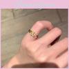 Elegant Adjustable Gold Wheat Spike Ring For Women Stylish Minimalist Fashion Jewelry