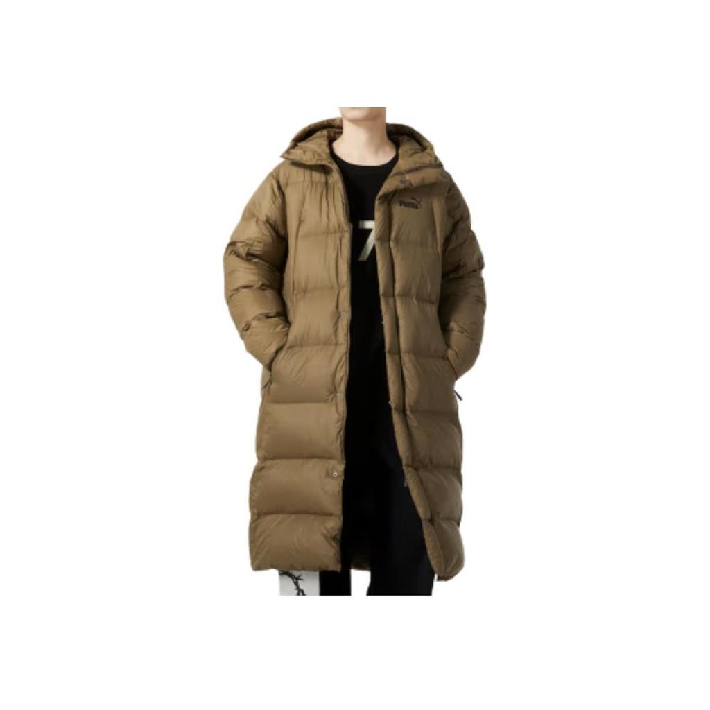 Puma Outdoor Warme Lässige Kapuzen-Daunenjacke Herrenjacke Braun 678345-93