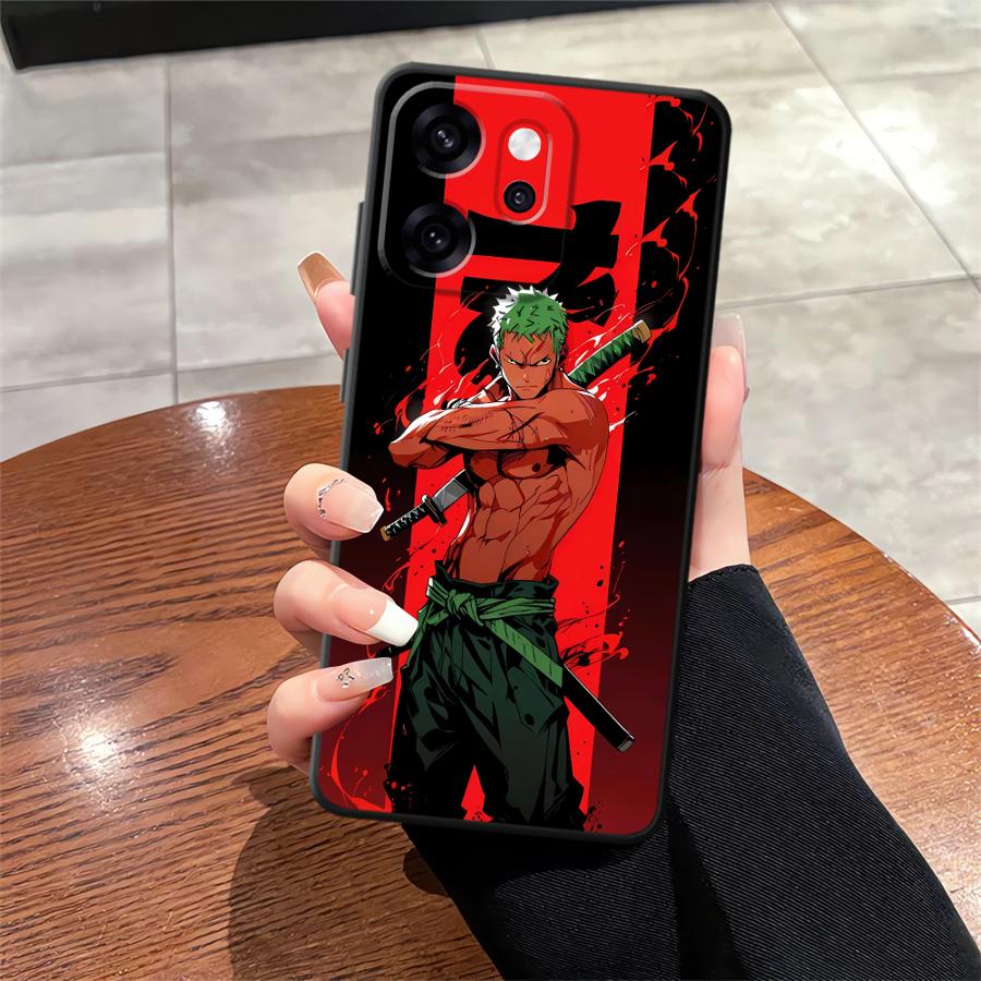 Ones Pieces Luffy Case for Oppo A83 A78 A93 Reno 4F 5 6 7 8 10 11 14 A76 A96 A98 F9 F11 F29 A84 A74 Phone Cover