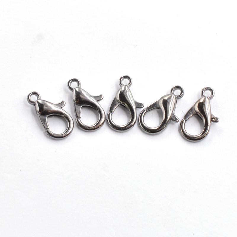 Metall Karabinerhaken Endverbinder für Schmuckherstellung Zubehör Halskette Armband DIY