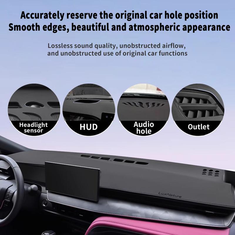 Fit for Kia Niro 2026 2025 2024 High Quality Dashboard Cover Mat Sunshade Anti‑UV Protector Dash Pad Accessories