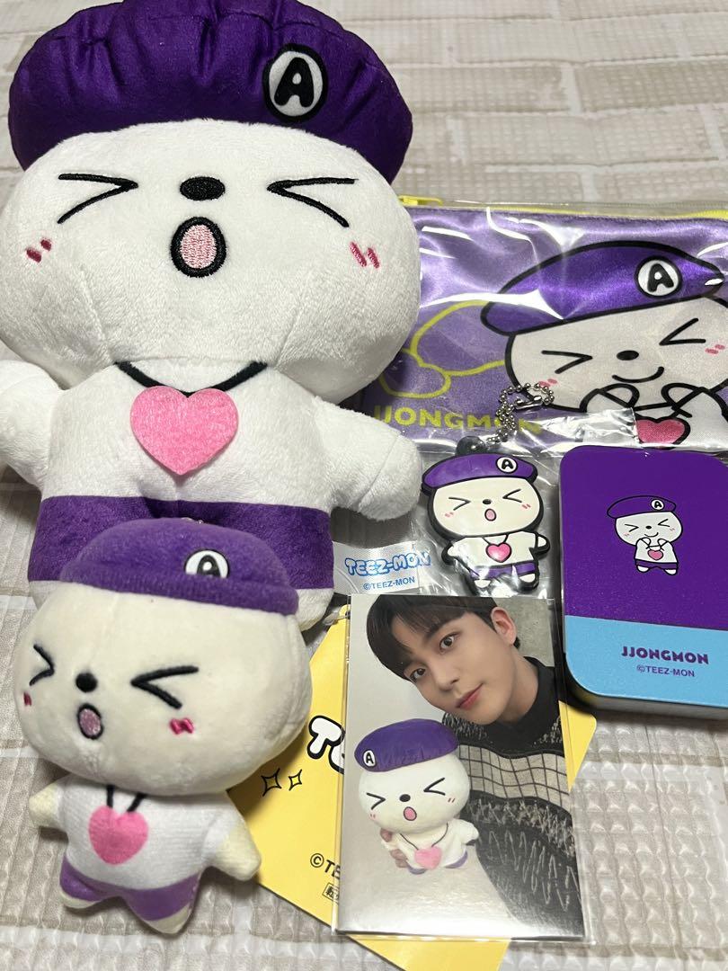 

[USED] ATEEZ TEEZ-MON JJONGMON Jongho trading cards, plush toys, and more