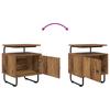Nightstand Reclaimed Wood Engineered Wood