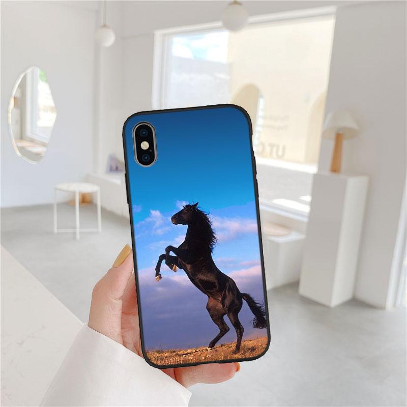 CJ53 Fine Horse Soft Shell Phone Case for Xiaomi Poco C40 C50 C51 C55 C65 C71 C75 F3 F5 F6 F7 M2 M3 Pro Ultra