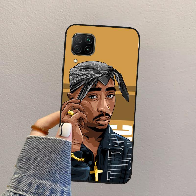 Rapper T-Tupac Shakur For Huawei Nova 3i 7i 8i 11i 12i 9 10 SE Y73 Y90 Y70 Y72 Y61 Y91 P30 P40 Lite P60 Pro Case