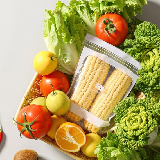 Reusable Freezer Bags Leakproof Resealable Food Storage Bags Stand-Up Sealed Bag for Kitchen Storage Meal Prep Vegetables Snacks