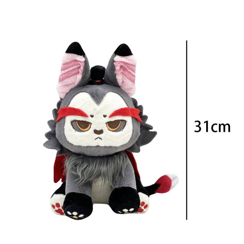 

Плюшевая игрушка Hazbin Hotel, кукла, мягкая игрушка, подарок для детей, коллекционная, наполнена PP-хлопком серый