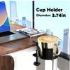 Clip on Cup Holder Tableside water cup rack  storage rack Detachable Strong Magnetic Clip on Cup Holder water cup display rack