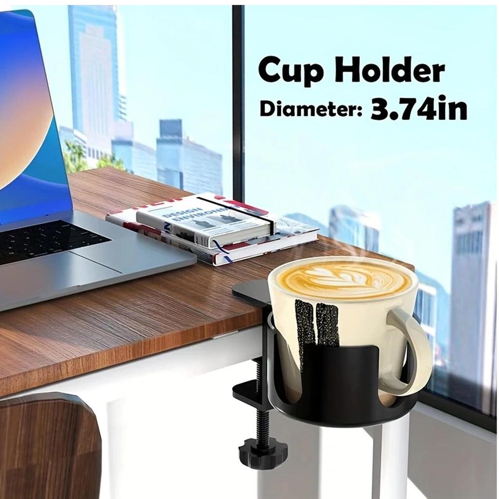 Clip on Cup Holder Tableside water cup rack  storage rack Detachable Strong Magnetic Clip on Cup Holder water cup display rack