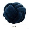 Soft Knot Ball Pillow 22cm Hand Woven Plush Toy for Sofa Car Home Decoration Pink