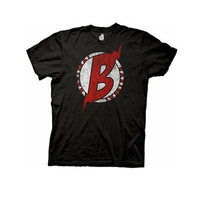 Erwachsene Unisex Big Bang Theory TV-Sitcom B-Symbol Abgenutztes Design 100% Baumwolle T-Shirt Herren T-Shirts Oberteil