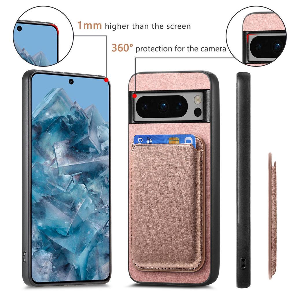 Google Pixel 9a/10 Pro Hülle: Magnetischer, abnehmbarer Kartenhalter & Schutzhülle