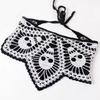 Elegant Skull Pattern Head Scarf Headband Dark Series Hairscarf Bandanas Headpiece for Halloween Party Photo Headscarf