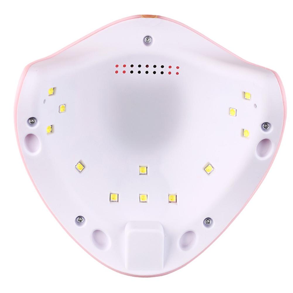 Lampada per unghie intelligente con lampada UV per fototerapia, 36 W, per gel e manicure