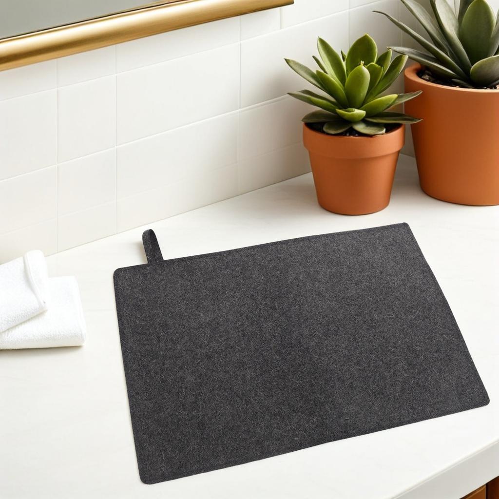 2Pcs Felt Sauna Bench Cushion Thick Waterproof Nonslip Seat Pad Portable Sauna Bath Mats Steam Room Seat Cushion