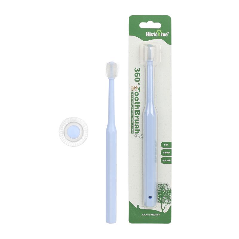 360° Pet Toothbrush for Cats & Dogs: Oral Cleaning Supplies