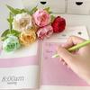 Writing Smoothly Neutral Gel Pens Fake Rose Signature Pen Artificial Flowers Ballpoint Pen  Ladies
