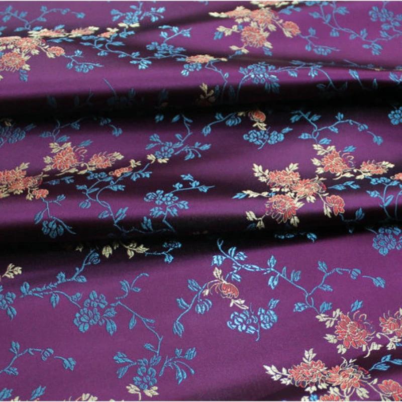 

100x75 см Таиланд/Китайский стиль Цветочные этнические Юго-Восточная Азия Бирма Жаккардовая женская юбка Ткань DIY Швейный материал 100x75cm