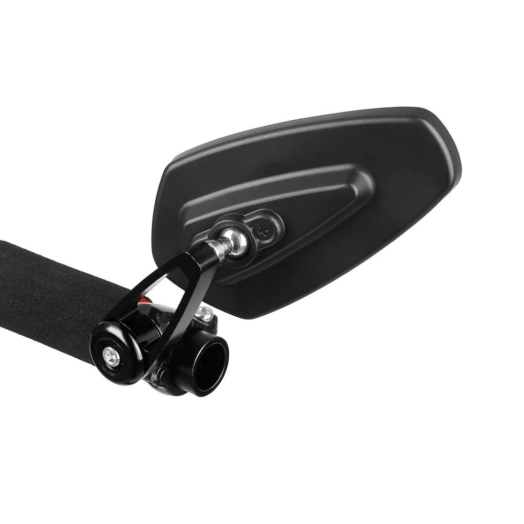 Black 7/8 22mm CNC Motorcycle Rearview Mirrors