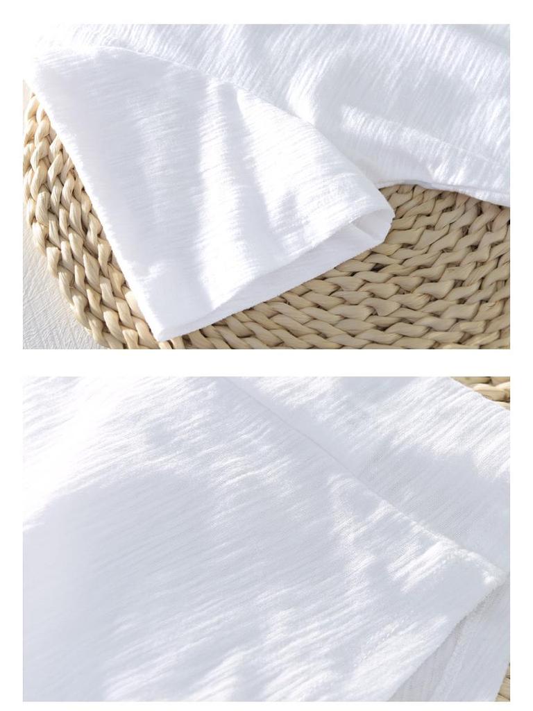 201A Men's Pure Cotton Summer T-Shirt - Short Sleeve, 8 Colors