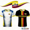 Ecuadorian Flag Print Football Jersey Men Breathable Soccer Shirt Quick-Drying Summer Casual Fan Sport T-Shirt