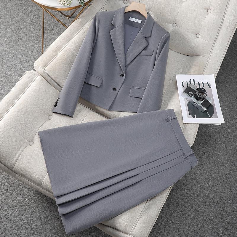 Zihong Professional Women's Interview Suit 2024: New Style for Teacher Qualification Tests & Petite Workwear Attire