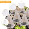 Garden Cloches for Plants Easy to Use Protecting against Sun, Frost Outdoor Mini Greenhouse Clear Foldable Bell Jar Cloche