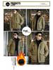 2025 Men's Hooded Cotton Jacket - Autumn Winter Workwear, Casual Outdoor Warm Coat 99668