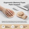 Memory Foam Finger Separator Palm Pads with Built In Finger Slots Skin Colored Finger Separator 1 Pair