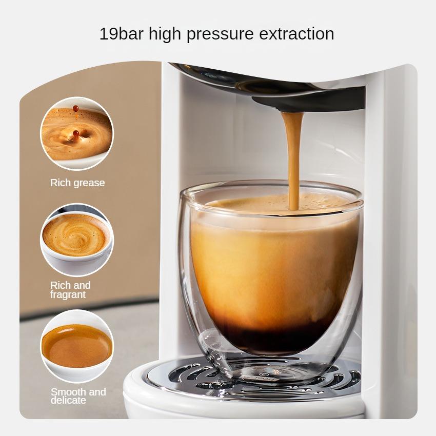 Full-Automatic Household Capsule Coffee Machine Italian Universal Encapsulating Machine4Combination1