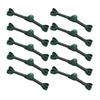 10pcs Handmade Chinese Frog Buttons Traditional Bead Embellished Fasteners Ethnic Clothing Accessories