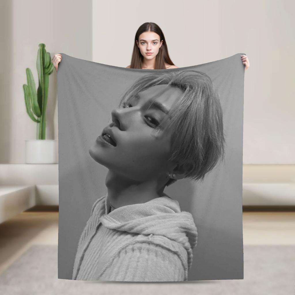Ald1 Sangwon Soft Blanket  Novelty Travel Office Throw Blanket Bedroom Flannel Bedspread Sofa Bed Cover