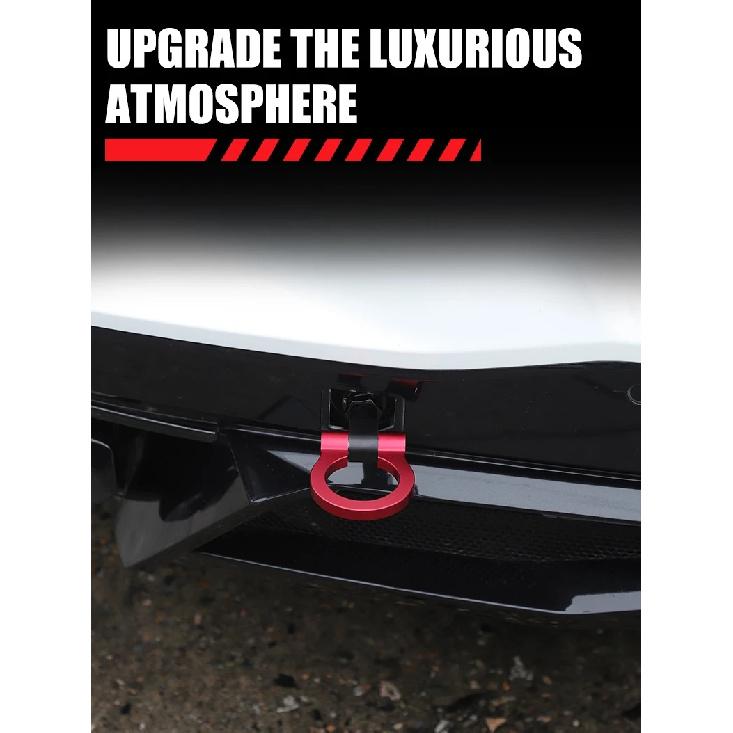 Pour Chevy Corvette C7 Z06 2014-2019 Style Voiture Crochets de Remorquage de Course Barres de Remorquage Avant Arrière Aluminium Billet Rouge Noir Bleu