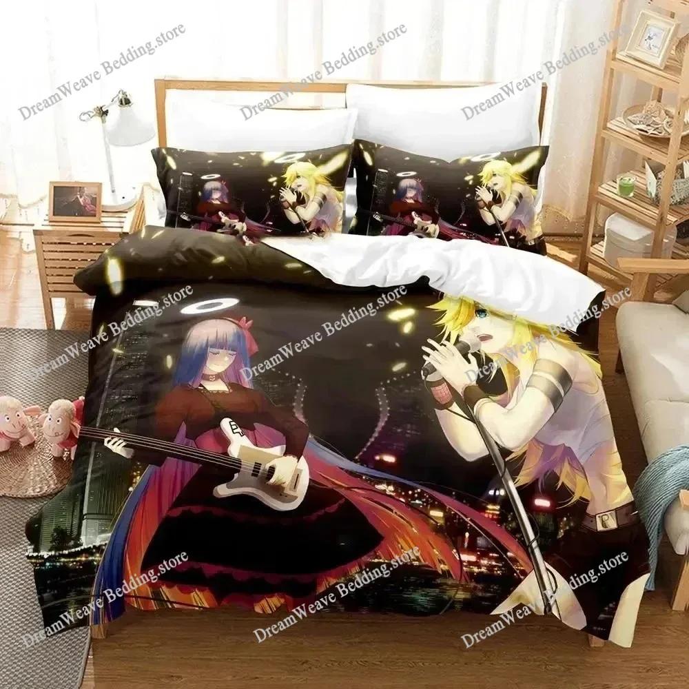 Panty & Stocking with Garterbelt Cartoon Poster Sheets Quilt Covers Bedding Dormitory Sheets Bedding Set Soft Warm Bedding Set74