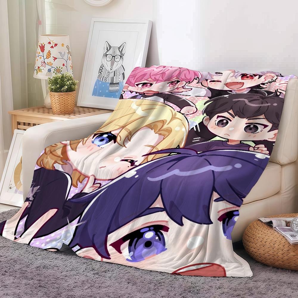 Kpop P-PLAVE Cartoon Blanket Warm And Soft Suitable For Bedroom Living Room Sofa Bed Office Travel Camping