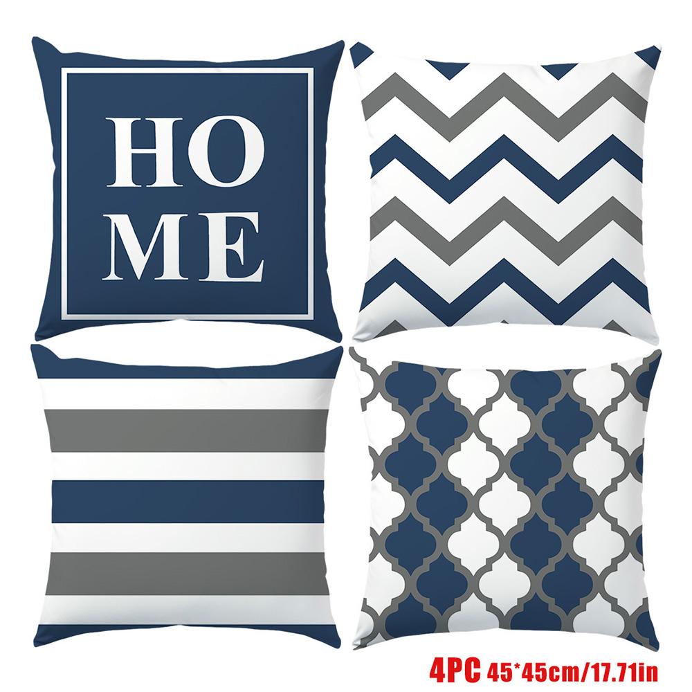 1/4pcs 4 Pcs Home Decorative Pillowcases with Unique Patterns Sofa Cushion Cover Home Bedroom Room Decoration
