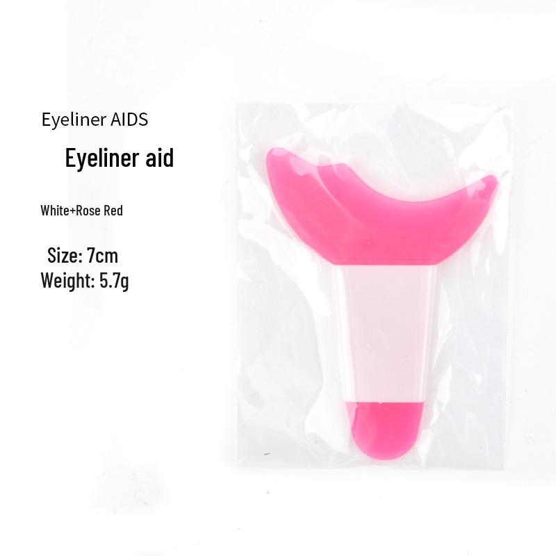 Wielofunkcyjne silikonowe narzędzie do makijażu oczu do aplikacji eyelinera, cieni do powiek i tuszu do rzęs