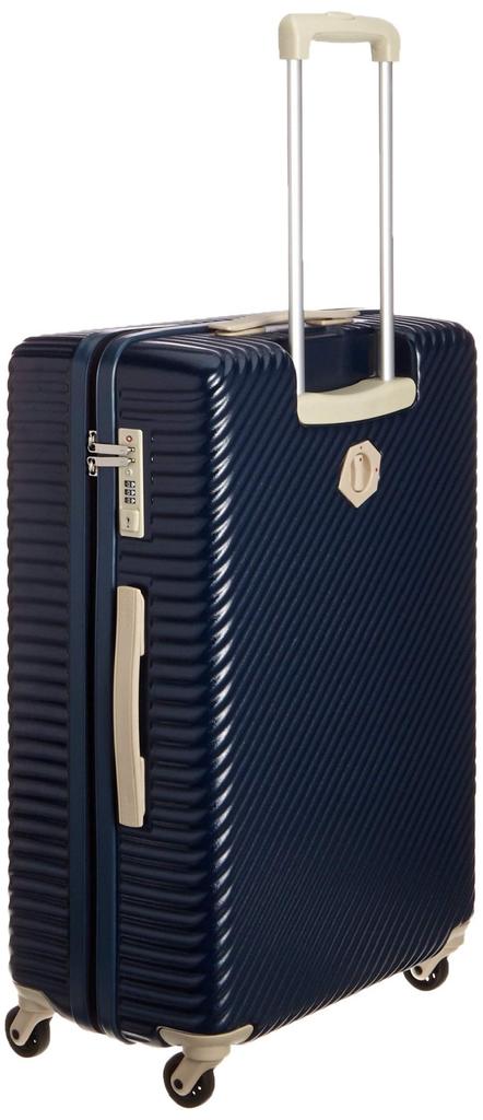 Suitcase Large Large Capacity L Size 5 Nights 6 Days 6 Nights 7 Days 75L Carry Case Mine 65 Cm Viola Navy [Hunt] 4.1kg No.05747