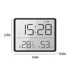 Slim Lcd Screen Electronic Digital Clock Magnetic Clock with Temperature And Humidity Sensor for Wall Refrigerator