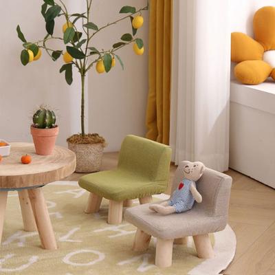 Nordic Wooden Chair with Backrest Strong Load Capacity for Bedroom Living Room Shoe Changing Low Chair Stool Home Furniture
