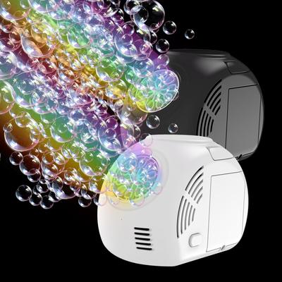 Portable Bubble Machine Toy Children Colorful Bubble Outdoor Entertainment Wedding Birthday Gift Without Battery Bubble Water