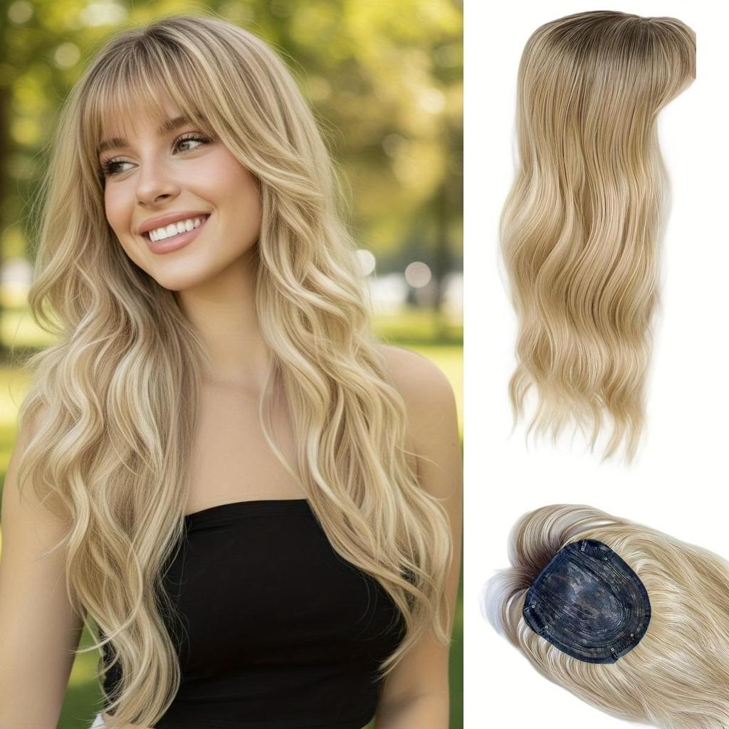 Kostenloser Versand Amerikanischer Stil Ella Beauty Schwarz Gold Farbverlauf Perücke, Lang Gerade mit Haarteil