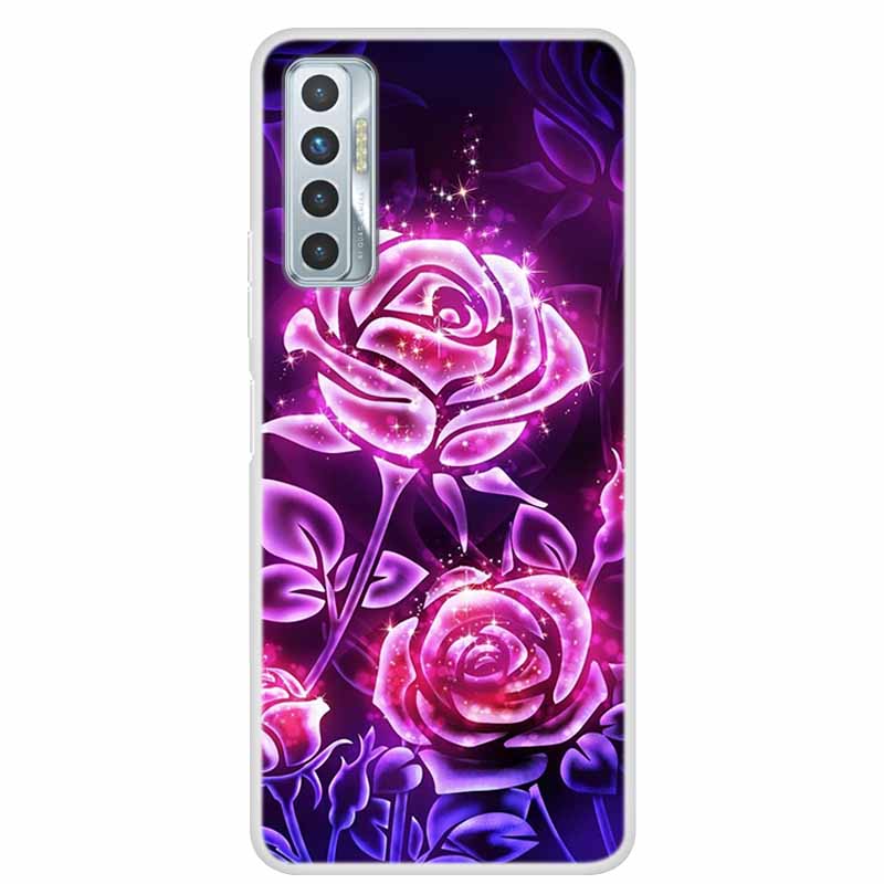 For Tecno Camon 17P Case Luxury Silicone TPU Soft Cover Phone Case For Tecno Camon 17 CG7 CG6 1 7 Coque Shockproof Cartoon Funda