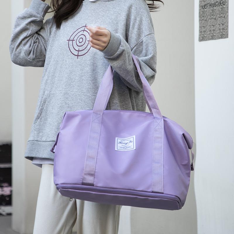 Handbag Bag Women's Large-capacity Wet and Dry Separation Sports Shoulder Yoga Fitness Bag Casual Versatile Travel Bag