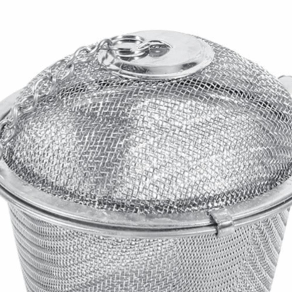 2Pcs 6.5cm Mesh Tea Strainer Stainless Steel Spice Infuser Filter Tea Ball Infuser For Seasonings