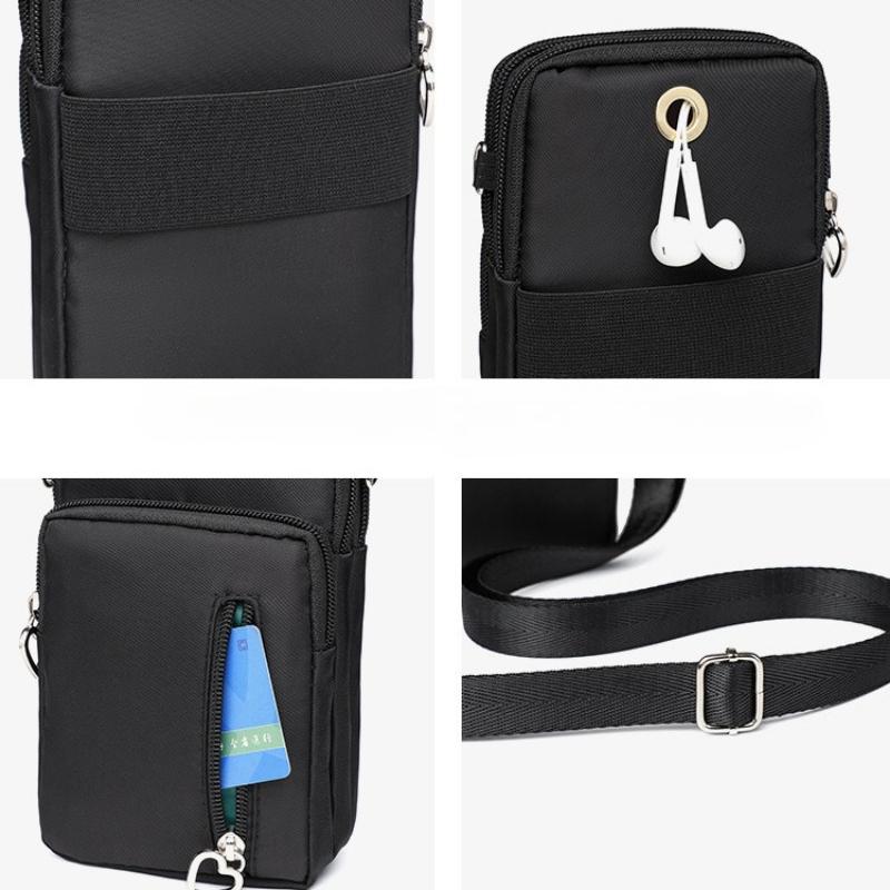 Women's Casual Mobile Phone Bag Fashionable Multifunctional Sports Portable Crossbody Bag Zero Wallet Large Capacity High-quality Shoulder Bag