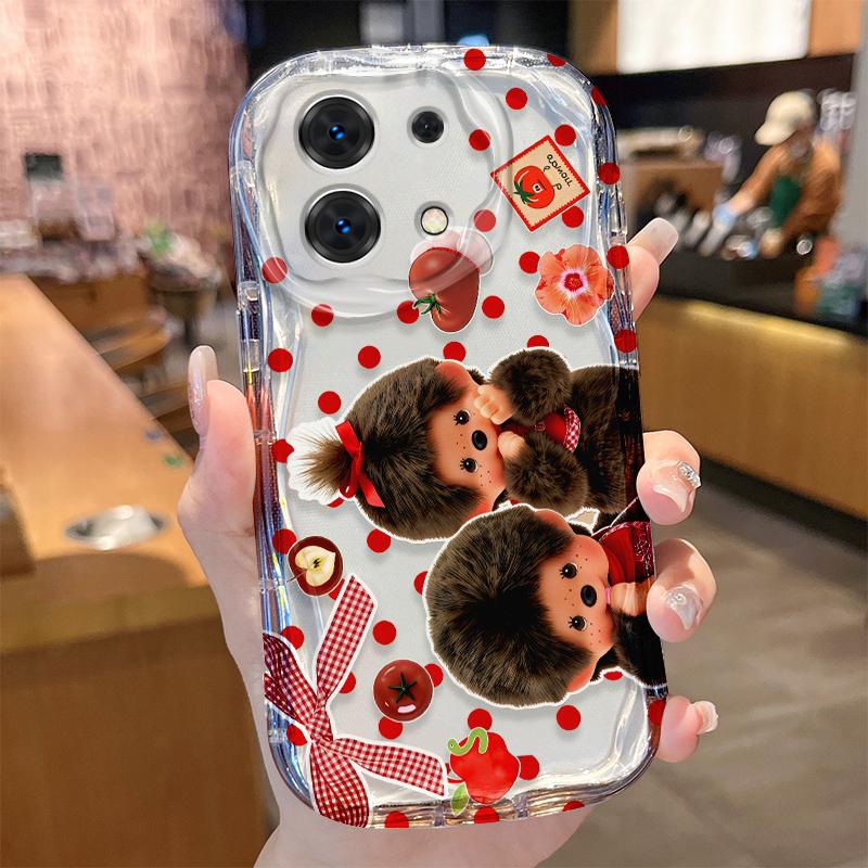 

Sweet Strawberry M-monchhichis-s Case for Xiaomi Redmi Note 15 14 13 12 Pro Plus 5G 15C 14C 13C 11 10 Pro 10S 4G A1 A2 Cover Redmi A1 A2
